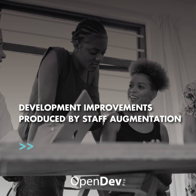 Development improvements produced by staff augmentation